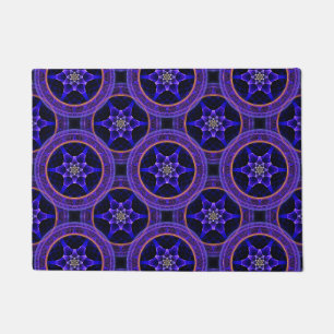 Floral Modern Boho Elegant Abstract Pattern #505 Doormat