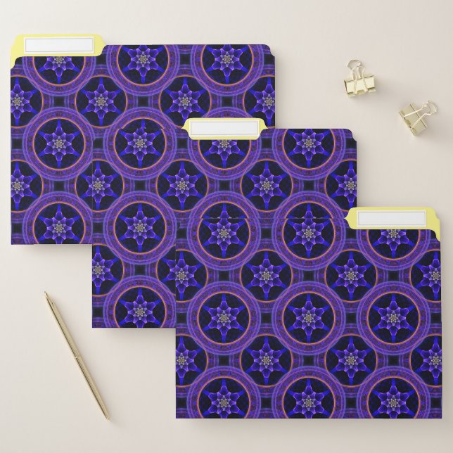 Floral Modern Boho Elegant Abstract Pattern #505 File Folder (Set)