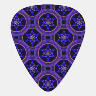 Floral Modern Boho Elegant Abstract Pattern #505 Guitar Pick