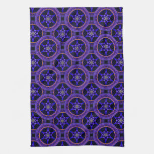Floral Modern Boho Elegant Abstract Pattern #505 Kitchen Towel