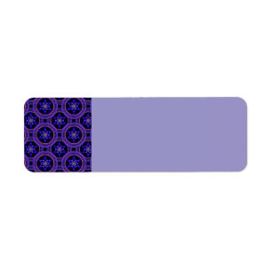 Floral Modern Boho Elegant Abstract Pattern #505 Label