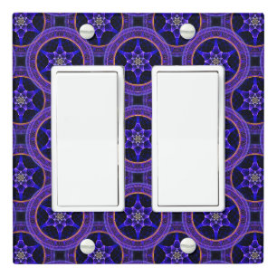 Floral Modern Boho Elegant Abstract Pattern #505 Light Switch Cover