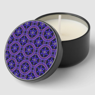 Floral Modern Boho Elegant Abstract Pattern #505 Mini Candle Favors