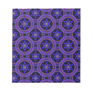 Floral Modern Boho Elegant Abstract Pattern #505 Notepad