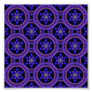 Floral Modern Boho Elegant Abstract Pattern #505 Photo Print