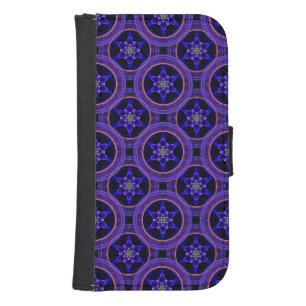 Floral Modern Boho Elegant Abstract Pattern #505 Galaxy S4 Wallet Case