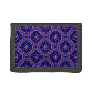 Floral Modern Boho Elegant Abstract Pattern #505 Tri-fold Wallet