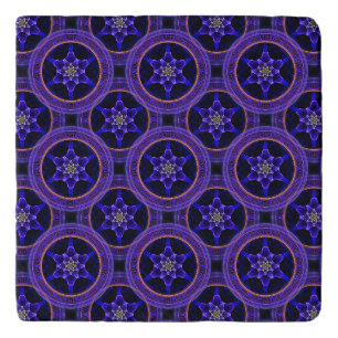 Floral Modern Boho Elegant Abstract Pattern #505 Trivet