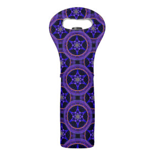 Floral Modern Boho Elegant Abstract Pattern #505 Wine Bag