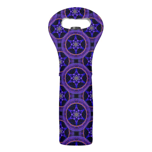 Floral Modern Boho Elegant Abstract Pattern #505 Wine Bag (Front)