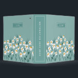 Floral modern daisy blue girly elegant stylish<br><div class="desc">Floral modern daisy blue girly elegant stylish design.</div>