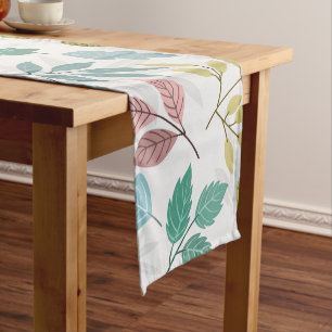 Floral Modern design Short Table Runner