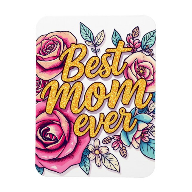 Floral Modern Luxury Gift Collection Magnet (Vertical)