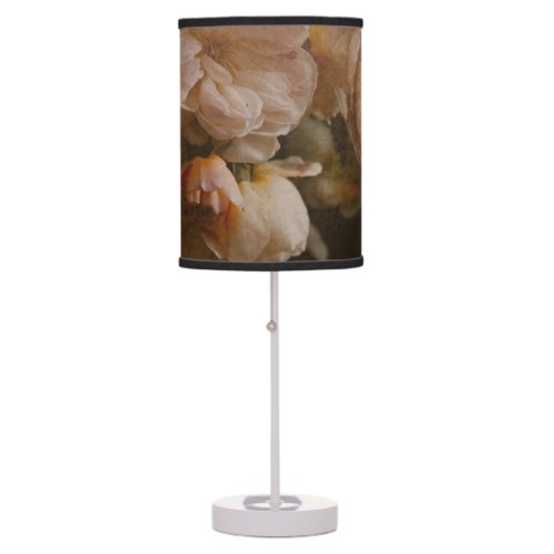 Floral Modern Moody Elegant Blush Pink Sage Decor  Table Lamp