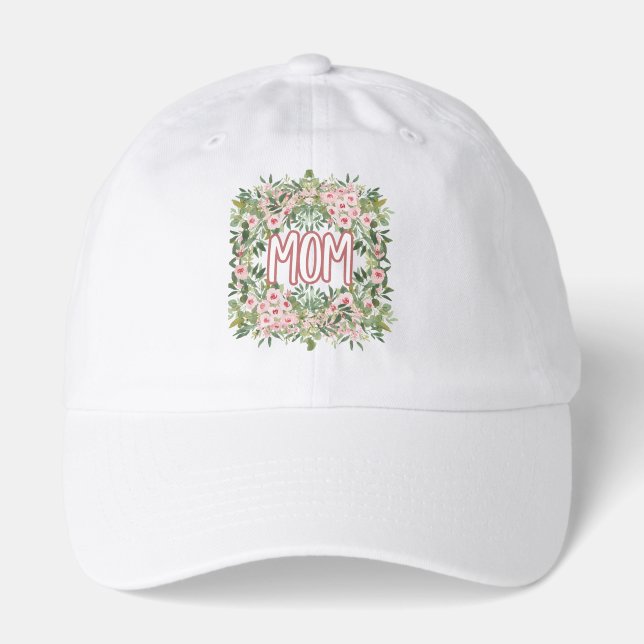 Floral Mom Hat (Front)