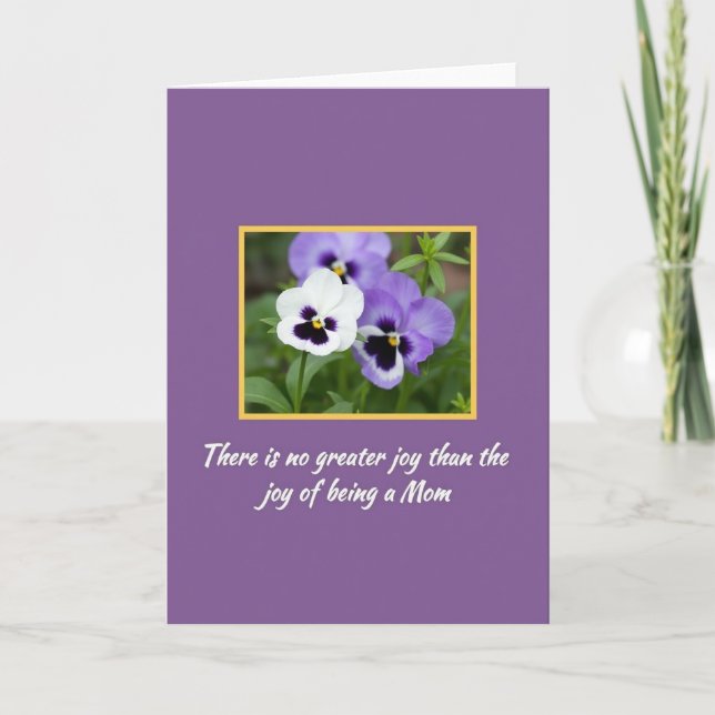 Floral Mom Joy Card (Front)