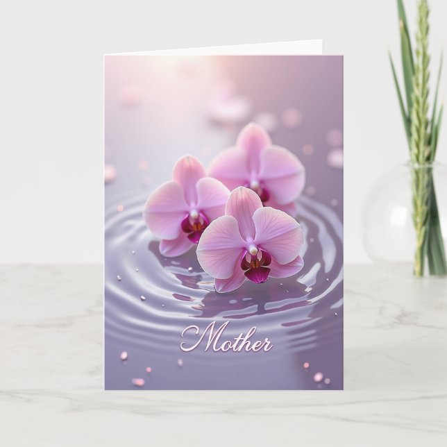 Floral Mom Love Day Card (Front)