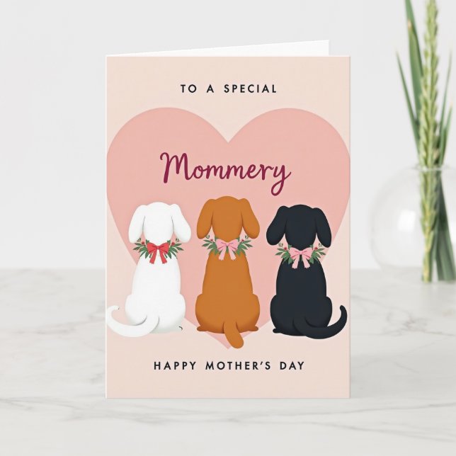 Floral Mommery Mothers Day Card (Front)