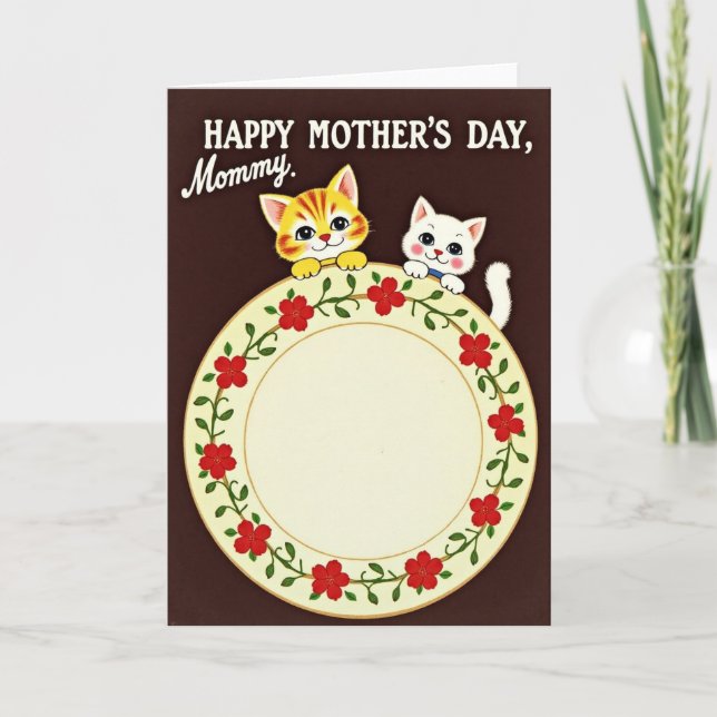Floral Mommy Mothers Day Card (Front)