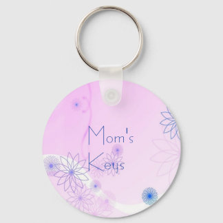Floral Mom's Keys Keychain