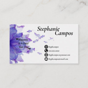 Floral Monat Business Card