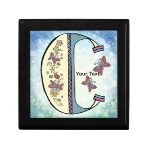 floral Monogram C Gift Box