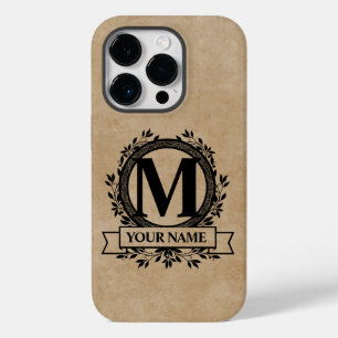 Floral Monogram Design Case-Mate iPhone 14 Pro Case
