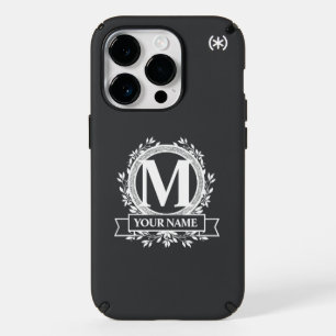 Floral Monogram Design Speck iPhone 14 Pro Case