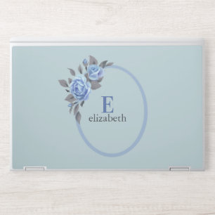 Floral Monogram HP Laptop Skin