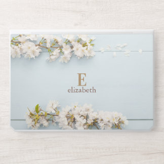 Floral Monogram HP Laptop Skin