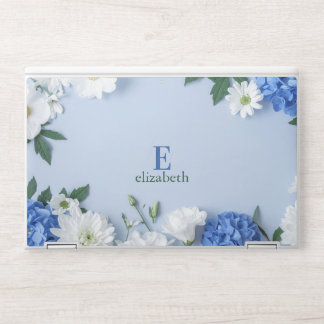 Floral Monogram HP Laptop Skin