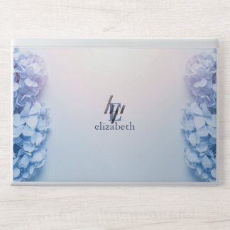 Floral Monogram HP Laptop Skin