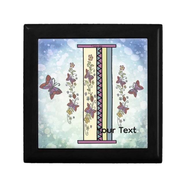 floral Monogram I Gift Box (Front)