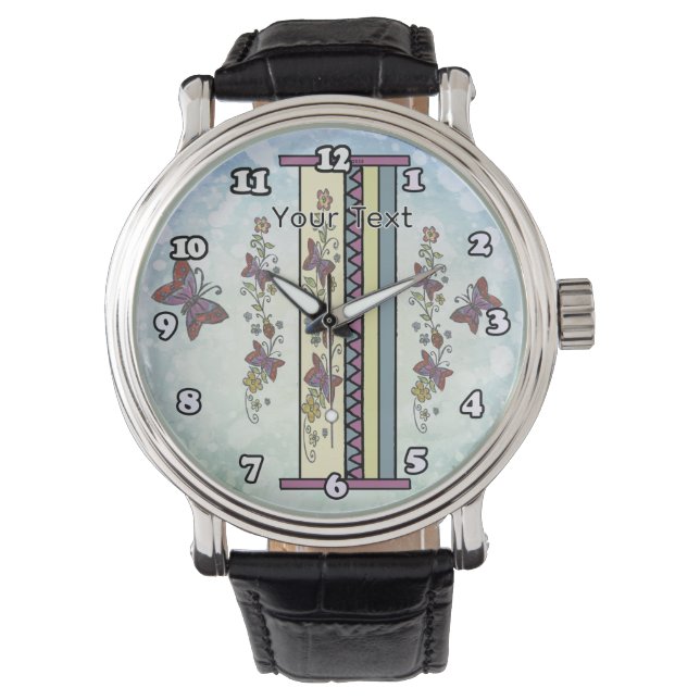floral Monogram I Watch (Front)