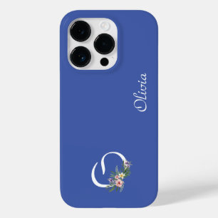 Floral Monogram Letter O Retirement Gift Case-Mate iPhone 14 Pro Case