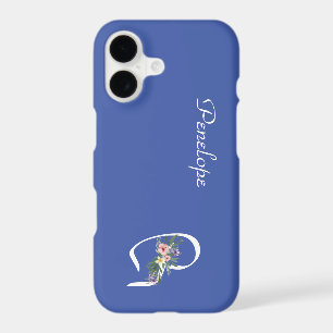 Floral Monogram Letter P Retirement Gift iPhone 17 Case