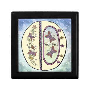 floral Monogram O Gift Box