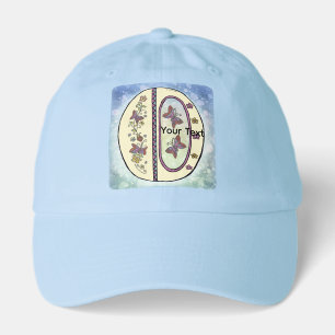 floral Monogram O Hat