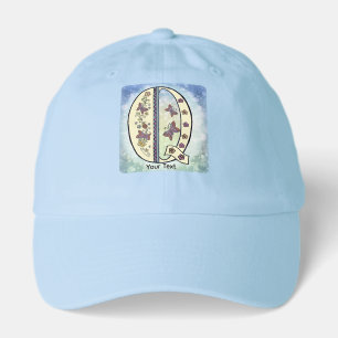 floral Monogram Q Hat