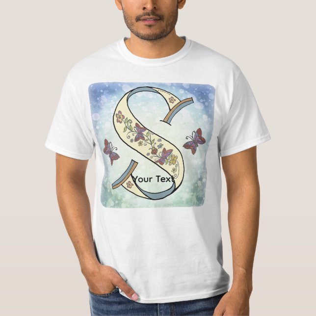 floral Monogram S t-shirt (Front)
