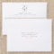 Floral Monogram Wedding Back