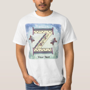 floral Monogram Z t-shirt