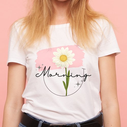Floral morning love plant T_Shirt