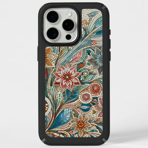 Floral Mosaic iPhone 15 Pro Max Case