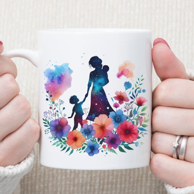 Floral Mother & Child Coffee Mug (Creator Uploaded)