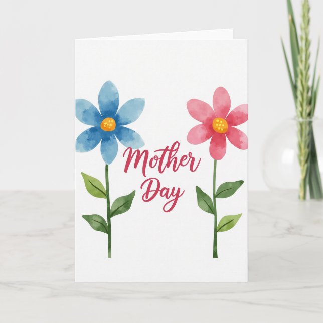 Floral Mother Day Art Card (Front)