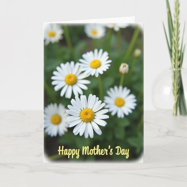 Floral Mother Happy Message Card (Front)