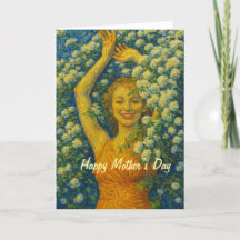 Floral Mother’s Day card