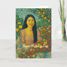 Floral Mother’s Day card