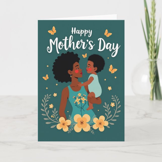 Floral Motherhood Card (Front)